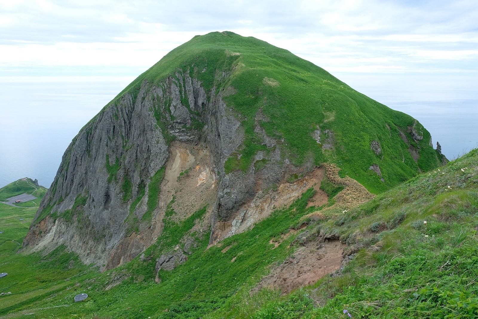 Momoiwa, or Peach Rock, on Rebun Island.