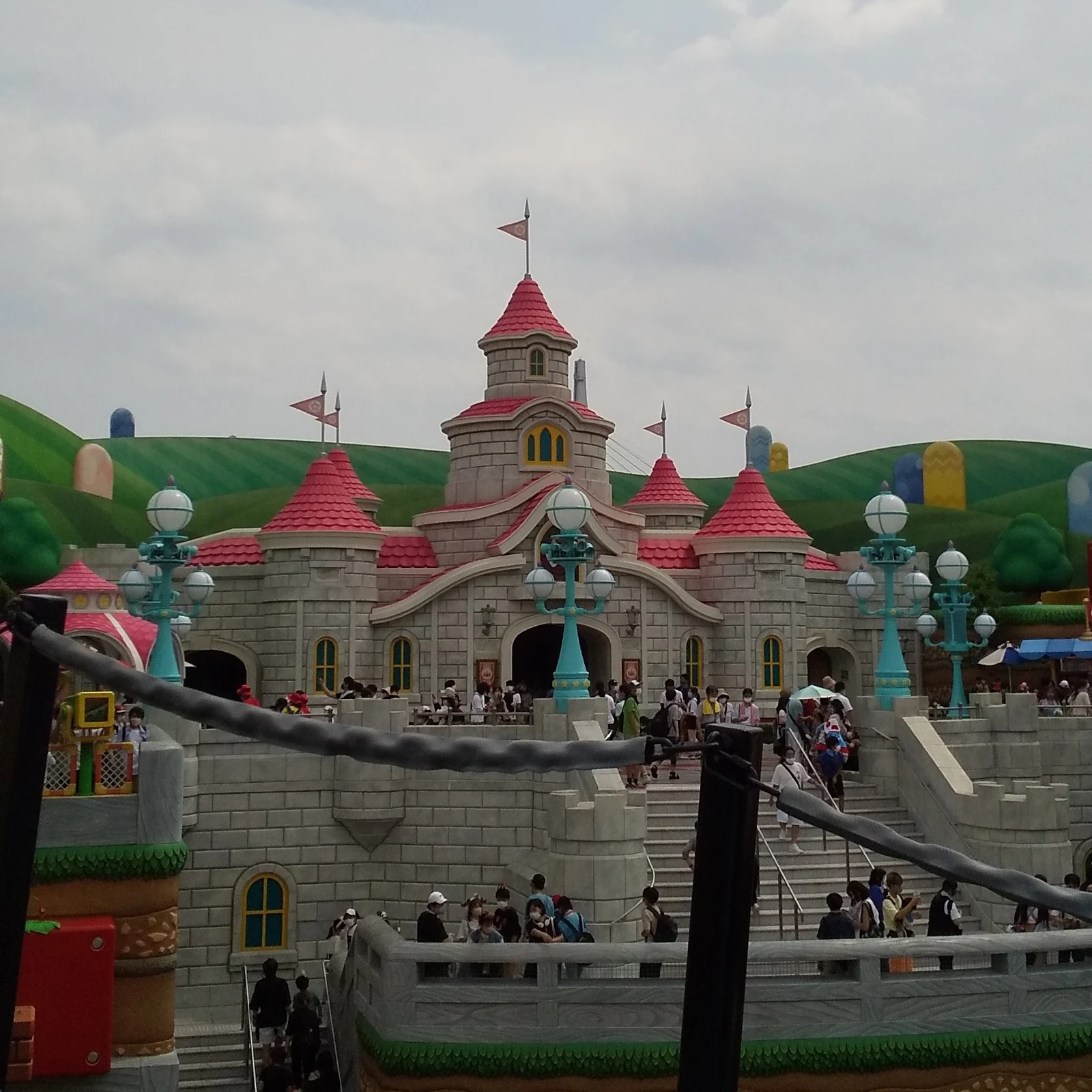 Peach’s Castle in Super Nintendo World in August 2022.